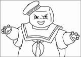 Ghostbusters Stay Puft Marshmallow Man Coloring Pages Sketch Page sketch template