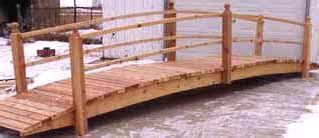 Arched Footbridge | Free Woodworking Project Plans