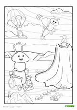 Coloring Pages  Anthill And Ants sketch template