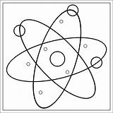 Atoms Coloring Pages  Nation sketch template