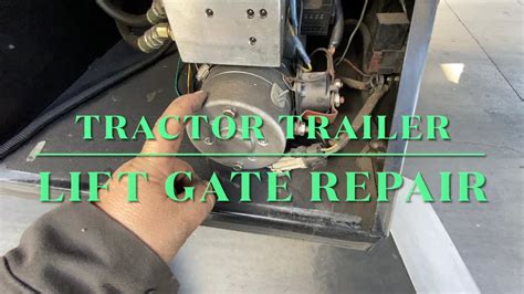 Truck & Trailer Emergency Lift Gate Repair - YouTube