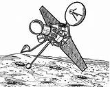 Observation Satellite Space Travel Coloring Pages  Best Place To Color sketch template