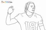 Justin Jefferson Coloring Pages sketch template