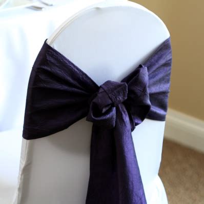 All Events: Event, Party and Wedding Rentals - Ohio: Eggplant Crinkle Sash