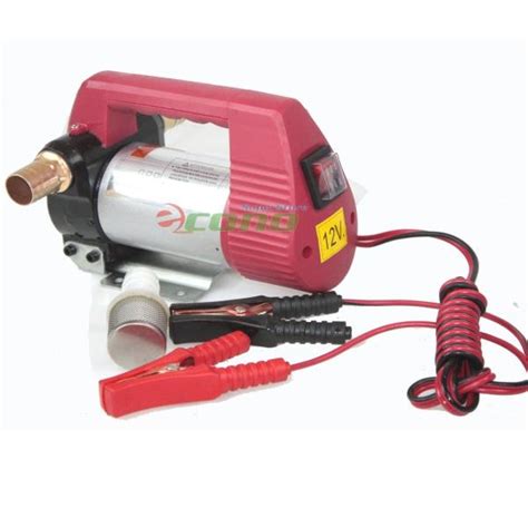 12 Volt Motor Self Priming Oil Fuel Transfer Extractor 12V Pump w/Brass ...