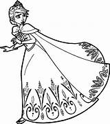Disney Frozen Elsa Coloring Page Printable sketch template
