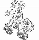 Mario Kart Coloring Pages  Best For Kids sketch template