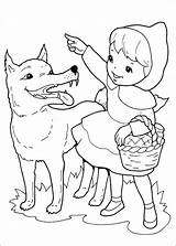 Little Red Riding Hood Grandma Coloring Pages sketch template