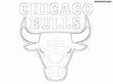 Chicago Bulls Logo Coloring Page Sketch Coloring sketch template