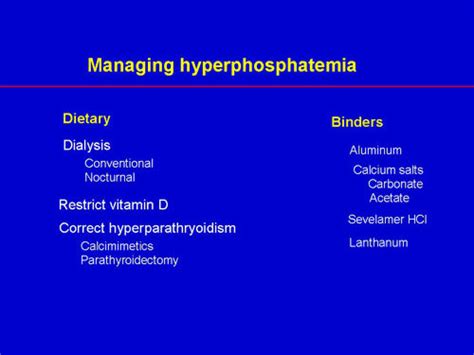 Dx Hyperphosphatemia Treatment: Read more.... - US Doctor Resources LLC