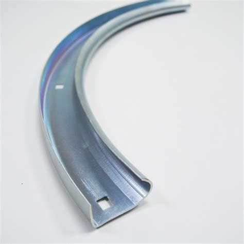 Galvalized Steel Single / Double Track Curved Vertical Garage Door Track from China manufacturer ...