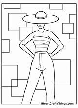 Fashion Coloring Pages For Girls Printable Home sketch template