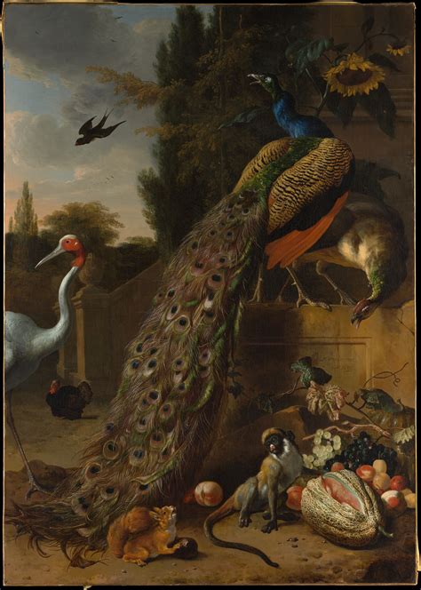 Melchior d' Hondecoeter | Peacocks | The Met | Peacock painting, Animal paintings, Metropolitan ...