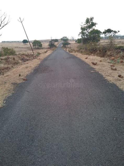 VILLAGE ROAD in INDIA stock image. Image of poor, village - 169079149