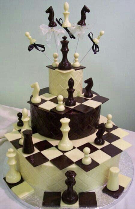 Chess theme cake great for the avid Chess player for Birthday. | Torte novità, Sculture di ...