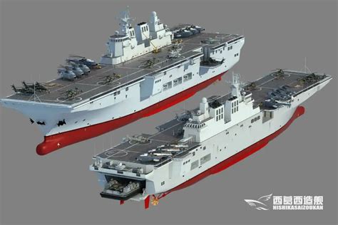 China’s First Helicopter Carrier Type 075 Nearing Completion