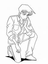 Detective Conan coloring Pages sketch template