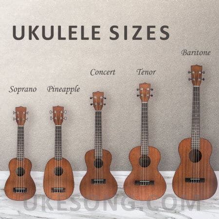 Ukulele Sizes - Read about the most common and standard sizes