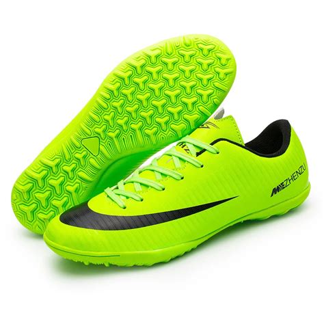 Brand Men Indoor Soccer Shoes Superfly Breathable High Quality Cheap Original TF Kids Football ...