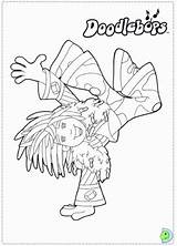 Doodlebops Coloring Page  DinoKids Coloring Nation sketch template