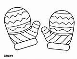 Free Printable Coloring Pages Mittens sketch template