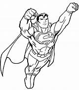 Draw Superman Flying coloring Page  Download Print Or Color Online sketch template