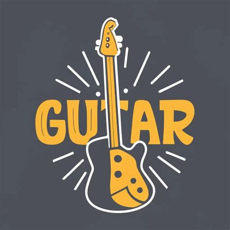 LOGO Design For Guitar Store Musical Elegance with Striking Typography | AI Logo Maker