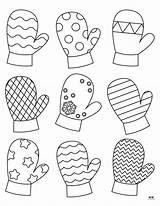 Mitten Coloring Pages & Templates  25 Printabulls sketch template