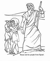 Free Moses Ten Commandments Coloring Page  Printable sketch template