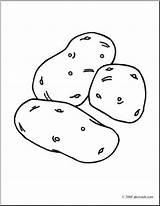 Mashed Potatoes Coloring Pages sketch template