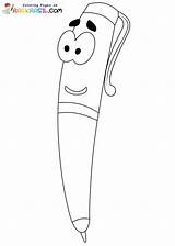 Pen Coloring Pages Printable For Free Download sketch template