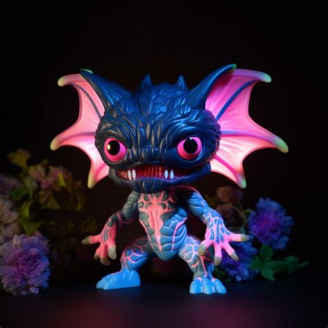 Premium AI Image | Image with demogorgon funko pop black background 2