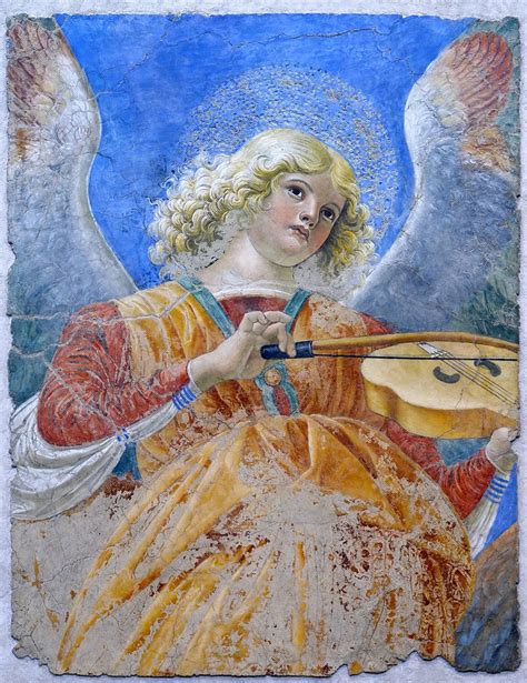 Melozzo da Forlì "Angel playing viola" 1480 fresco | Flickr