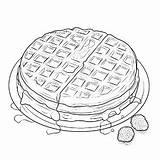 Free 🧇 Waffles coloring pages – Coloring Corner sketch template