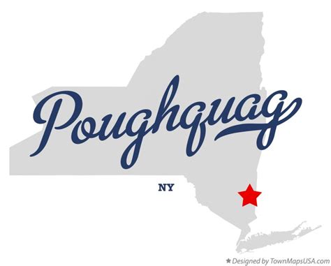 Map of Poughquag, NY, New York