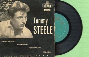 TOMMY STEELE / Singing The Blues / DECCA EDGE-70677 Pressing Spain 1957 ...