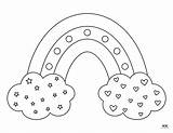 Rainbow Colouring Pages Printable  Free Templates sketch template