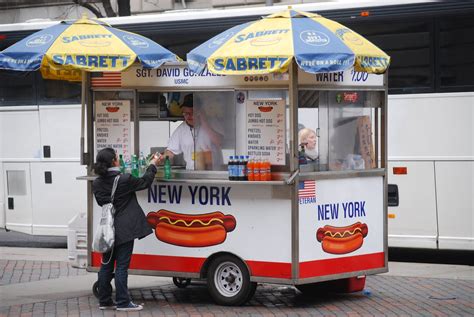 NYC ♥ NYC: Street Photography: New York Hotdog Cart Vendor Go To New ...