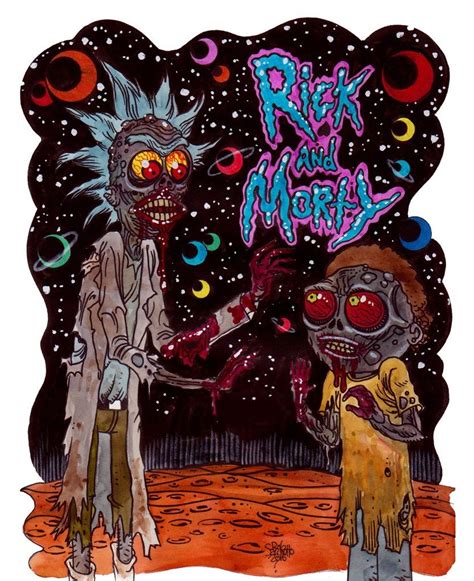 Zombie Art : Zombie Rick and Morty! - Zombie Art by Rob Sacchetto ...