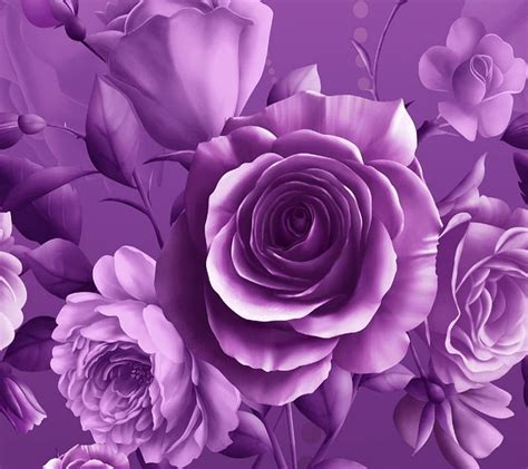 Floral Purple Roses, floral, purple roses, HD wallpaper | Peakpx