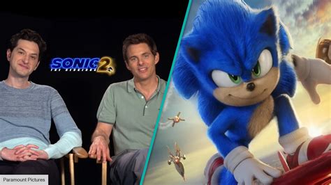 Ben Schwartz and James Marsden on filming Sonic 2