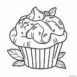 Delicious Blueberry Muffin Coloring Page 63773 51281 sketch template