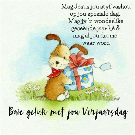 Mag Jesus jou styf vashou op jou spesiale dag. Mag jy 'n wonderlike geseënde jaar hê & mag al ...