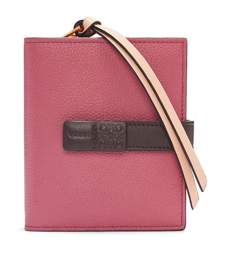 LOEWE Leather Compact Wallet | Harrods US