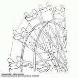 Ferris Wheel Coloring Pages  Nation sketch template