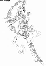 Archer Coloring Pages At GetDrawings  Free Download sketch template