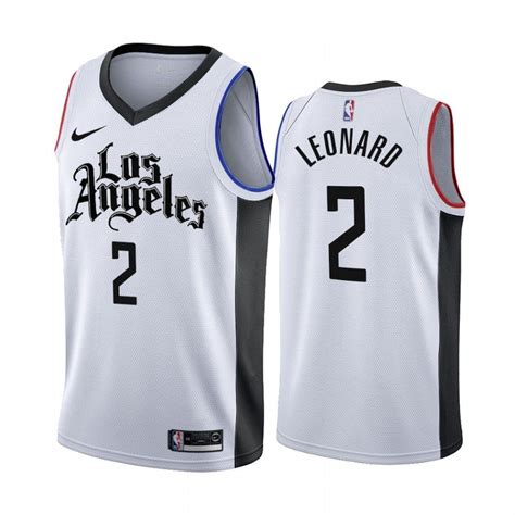 Men's Los Angeles Clippers Kawhi Leonard White 2019-20 City Edition Jersey in 2020 | Los angeles ...