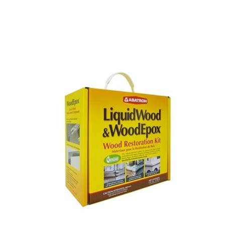 Abatron Wood Restoration Kit - 4 Quart - Includes LiquidWood Epoxy ...