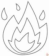 Printable Flame Coloring Pages Free For Kids And Adults sketch template