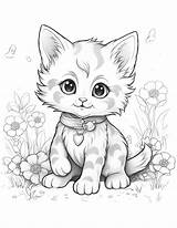 Kittens Coloring Pages sketch template